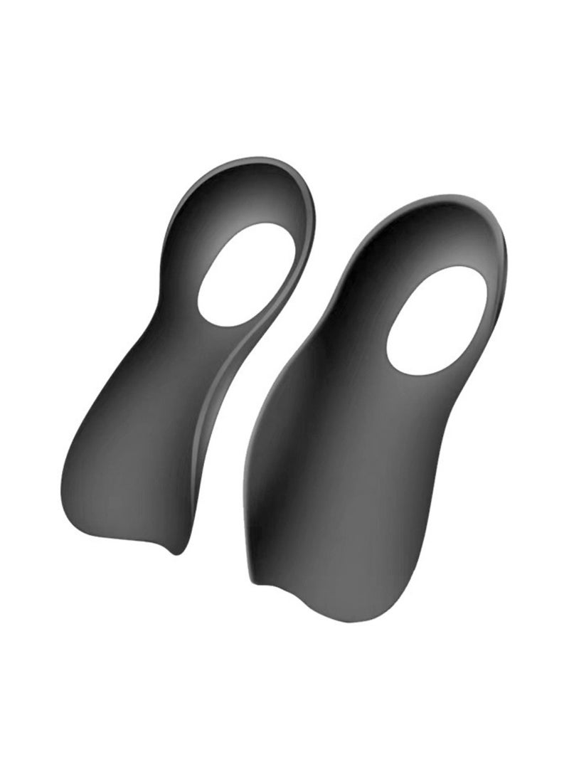Orthotic Insole, Arch Support Insoles, Orthotics for Flat Feet Arch, Plantar Fasciitis Insoles for Flat Feet, Heel Pain, Arch Pain for Man Woman and Kids, Black - Image 1