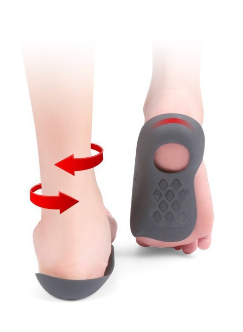 Orthotic Insole, Arch Support Insoles, Orthotics for Flat Feet Arch, Plantar Fasciitis Insoles for Flat Feet, Heel Pain, Arch Pain for Man Woman and Kids, Black - Image 3