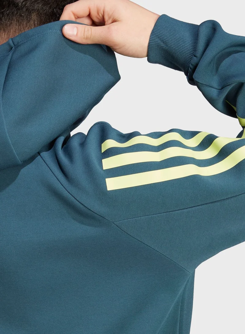 Adidas Future Icons 3-Stripes Full-Zip Hoodie