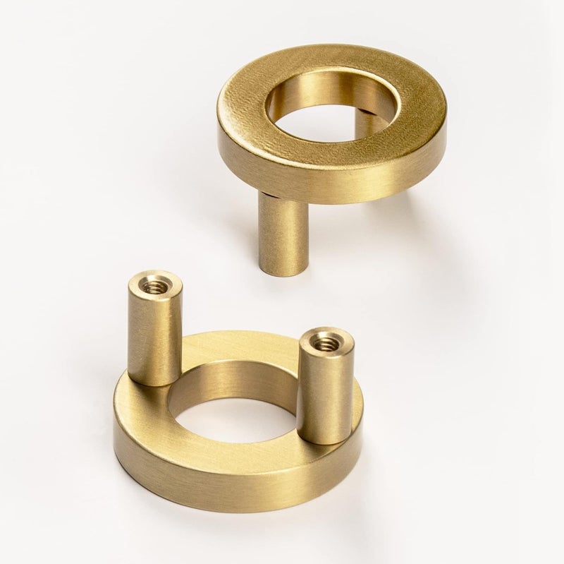 MANTARA B002536 Round Drawer Brass knobs Kitchen Decorative Cabinet Handles and pulls Decorative Furniture HardwarePack of 1 - Image 5