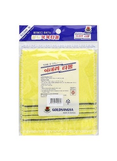 GOLDSANGSA Goldsangsa, Exfoliating Washcloth, Yellow, 4 Count  - Image 2