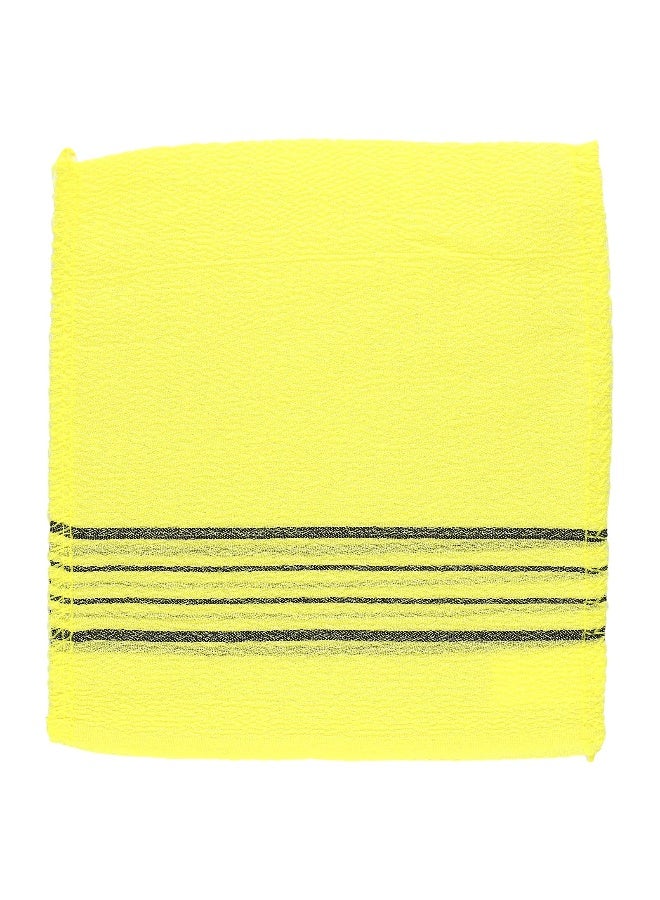 Goldsangsa, Exfoliating Washcloth, Yellow, 4 Count
