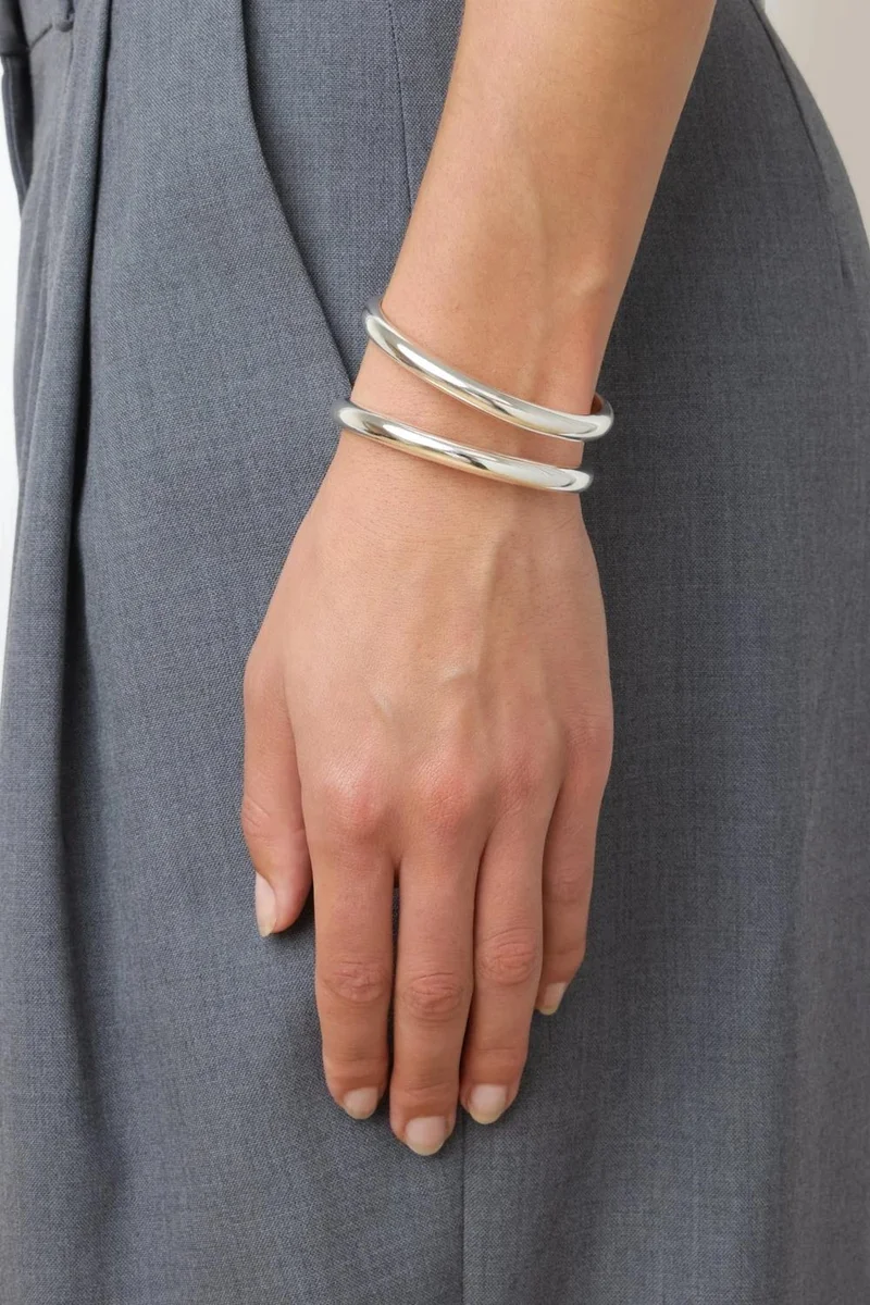 LIE STUDIO Petite Lustrous Curved Link Bracelet