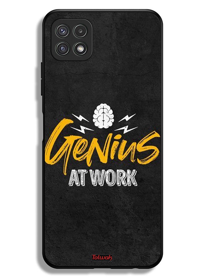 Tolwak Samsung Galaxy A22 5G Protective Case Cover Genius At Work - Image 1