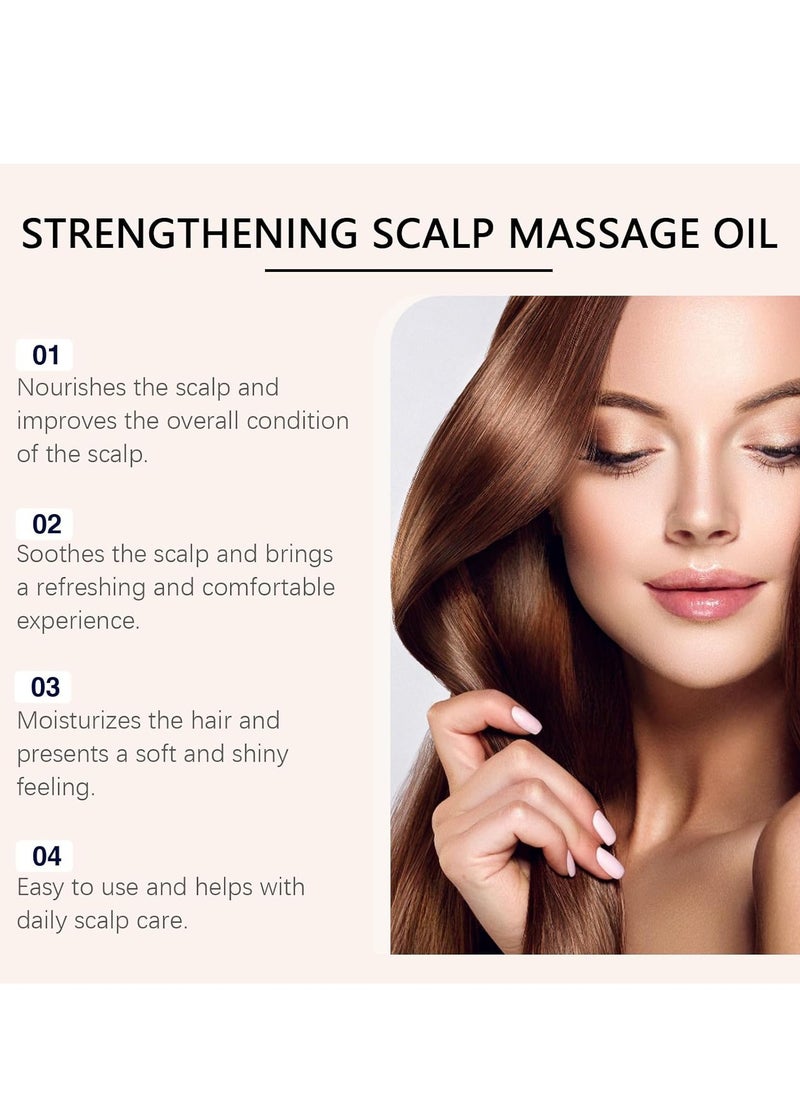 إيلهو - زيت تدليك فروة الرأس Golab Beauty Strength، زيت للشعر للنساء، زيت فروة الرأس Golabs Beauty، زيت الشعر المغذي الحجمي، زيت Golab Beauty لتقوية الشعر، زيت Golab Beauty Rich Scalp Oil (50 مل) - Image 1