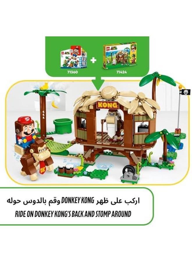 LEGO - 71424 Super Mario Donkey Kong'S Tree House Expansion Set Buildable Treehouse Toy With 2 Character Figures Playset For Kids Boys And Girls Aged 8 And Up To Combine With A Starter Course - Image 1