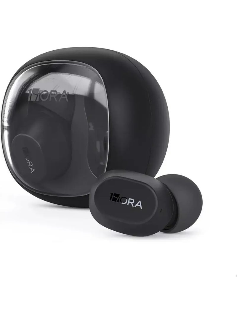 1 هورا سماعات أذن لاسلكية من 1HORA - AUT208 - أسود - Image 1