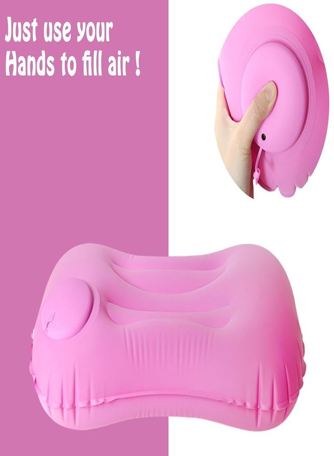 apsara kitchenware Travel Air Pillow with Pouch - Odour Free, Soft, Washable, Compact Pillows for Flight, Train, Car Trips & Camping - Lower Back & Neck Support - Image 2