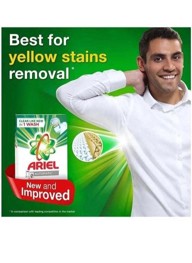 Ariel - Automatic Fast Dissolving Laundry Powder Detergent Original Scent White 2.5kg - Image 1