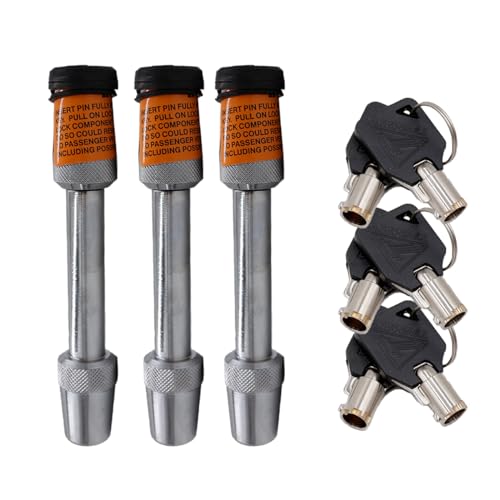Blue Ox BX88101 two 1/2 locks and one 5/8 Lock Kit , Orange - Image 1
