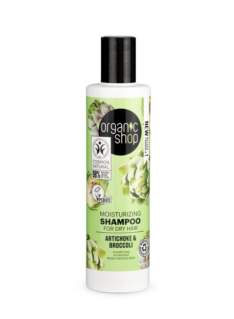 Organic Shop Organic Shop Artichoke & Broccoli Moisturizing Shampoo, 280 ml
