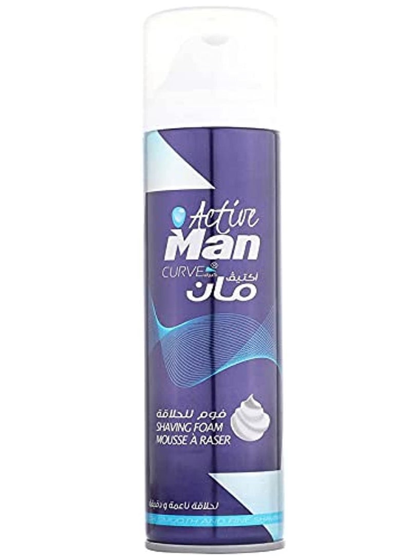 اكتيف مان أكتيف مان كيرف رغوة حلاقة  200 مل (قد يختلف شكل العبوة) - Image 1