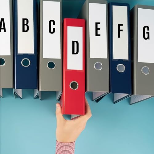 AVERZELLA 980 Pcs 12 Sheets Letter Stickers Small, 1 Inch Vinyl Letter Stickers Self-Adhesive Waterproof Alphabet Stickers, Black Number1 in Stick on Letters for Mailbox, Water Bottles, DIY (Black) - Image 2