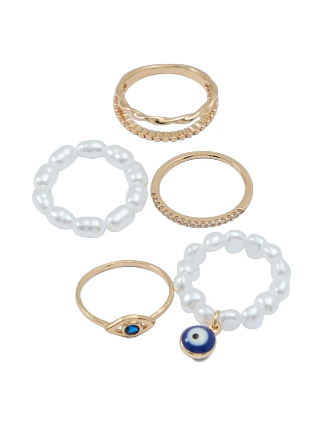 Eyeseepearl Ladies Blue Ring
