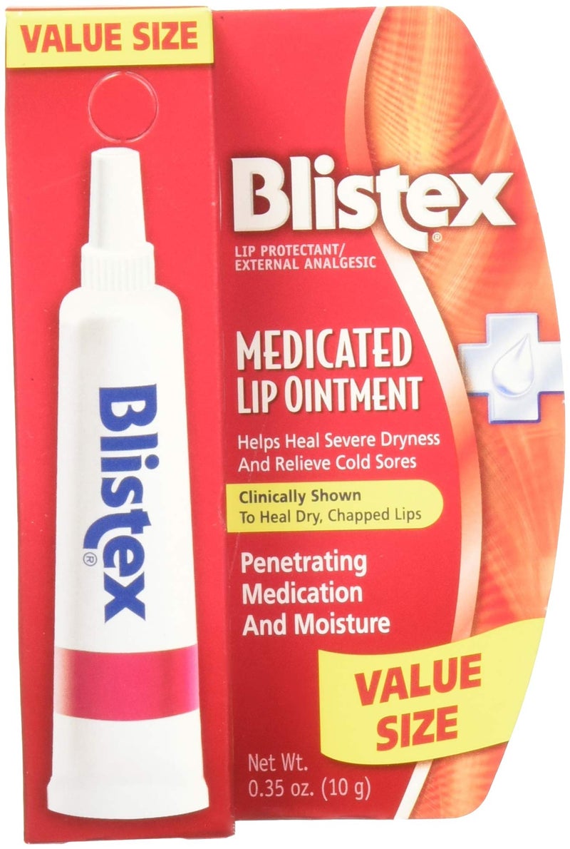 Blistex Lip Ointment Medicated 0.35 oz (Pack of 3) - Image 1