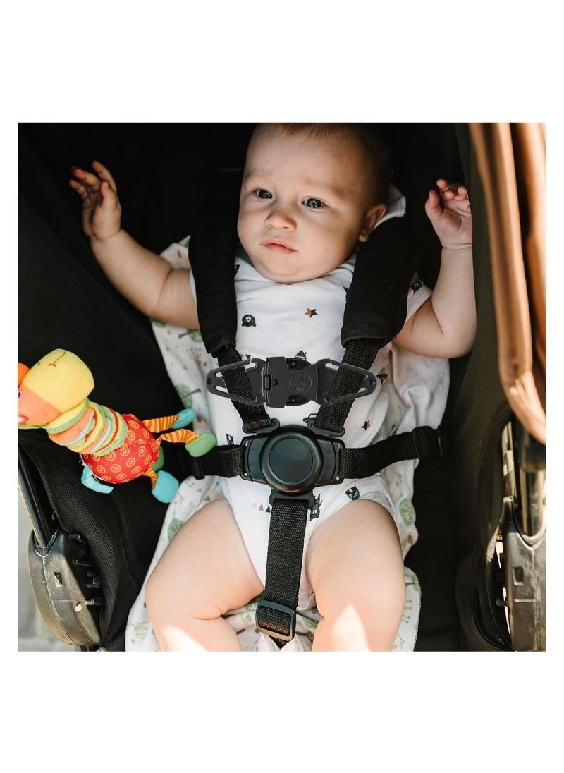 Gonice 2 Pack Anti Escape Car Seat Safety Clip for Baby Harness Chest Clips Baby Car Seat Straps for Car Seat High Chairs Strollers Baby Reins  - Image 5