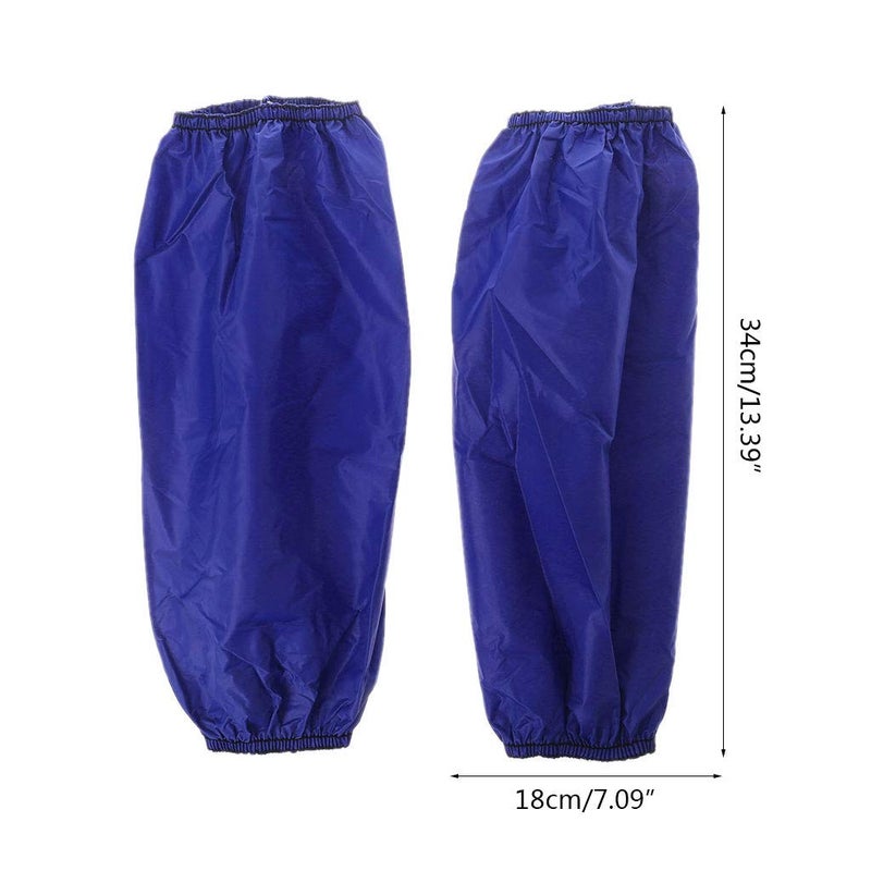 AUDBUA 1 Pair Waterproof Oilproof Arm Sleeves Covers Oversleeves Sleevelets for Cleaning Protective (Green) - Image 5