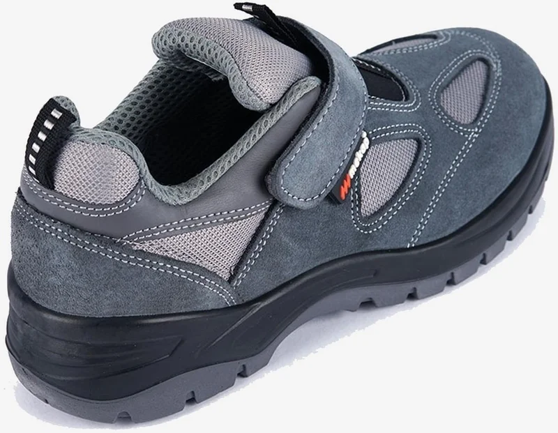 ميكاب Policap 157-01 S1 Gray Suede Composite Toe Electrician Work Shoes