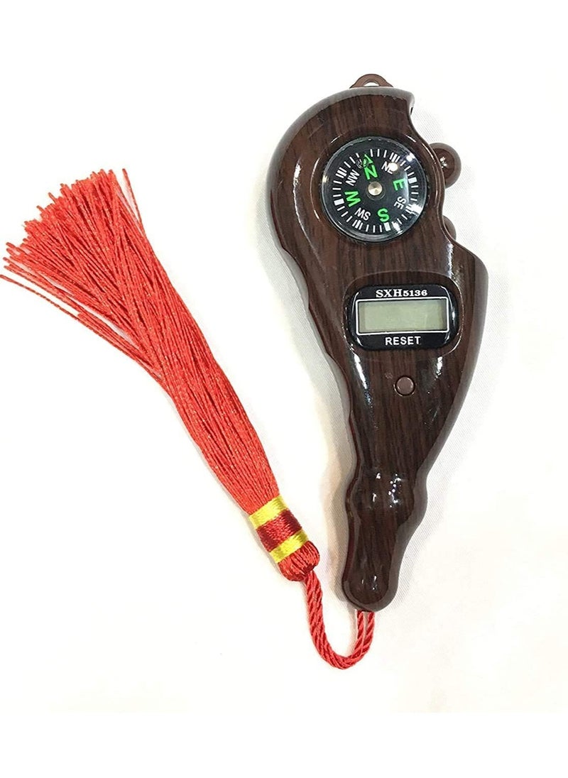 Home Care - Digital Finger Counter,Digital Counter for Prayer, Beads Digital Finger Counter with Compass,Islamic Prayer Beads Assorted Color - Image 1