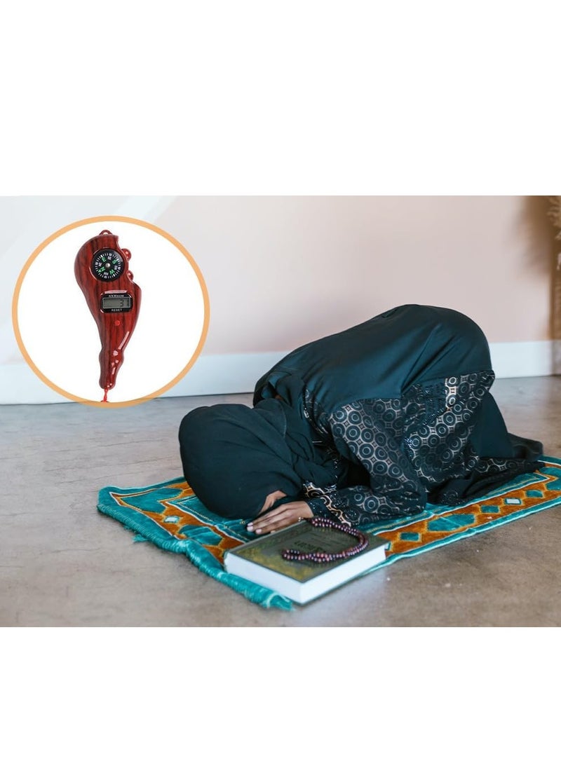 Home Care - Digital Finger Counter,Digital Counter for Prayer, Beads Digital Finger Counter with Compass,Islamic Prayer Beads Assorted Color - Image 1