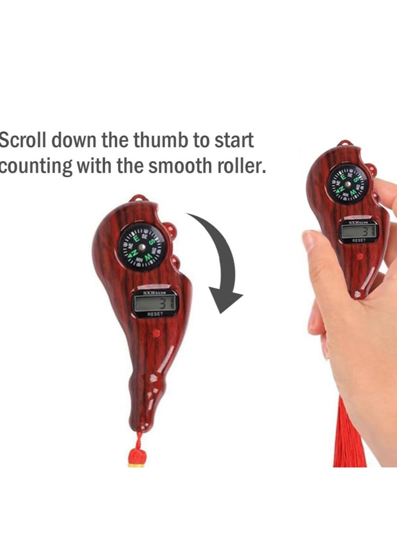 Home Care - Digital Finger Counter,Digital Counter for Prayer, Beads Digital Finger Counter with Compass,Islamic Prayer Beads Assorted Color - Image 1
