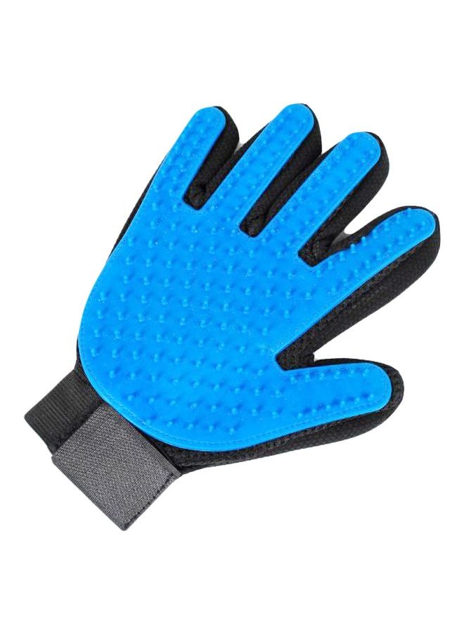 إسكدنيا فرشاة تدليك على شكل قفاز أسود/أزرق - Image 1