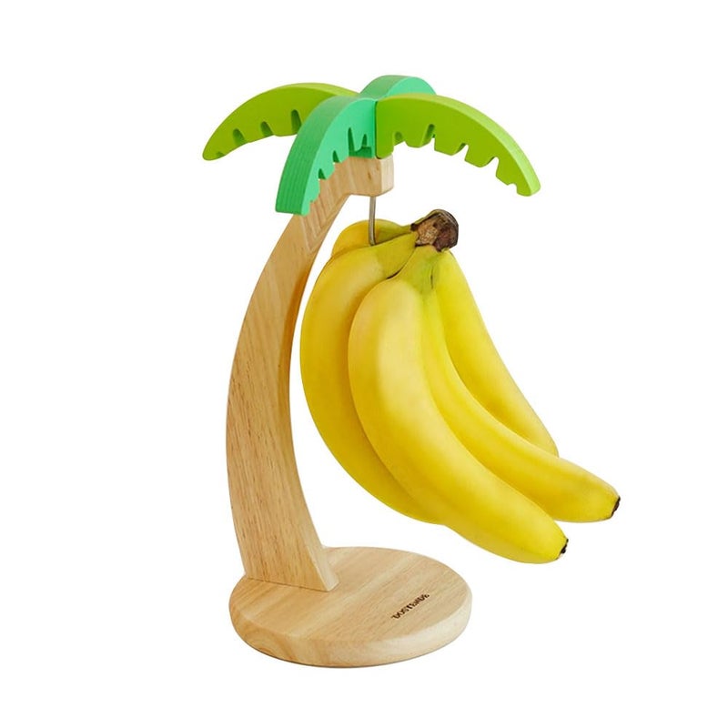 Dostende Banana Holder  Banana Hanger Tree with Stainless Steel Hook for Kitchen Countertop