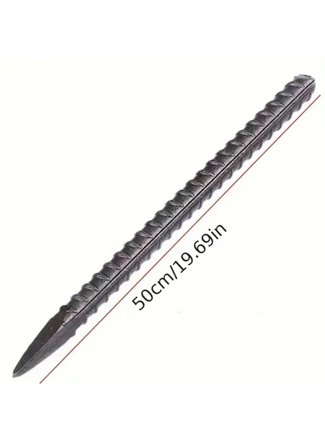 Threaded Steel Stone Worker Chisel Tree Climbing Nail 3Pcs 11 81 Inch Set - Image 5