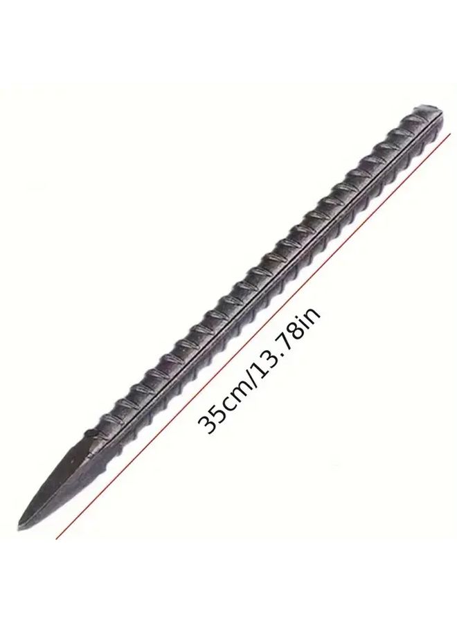 Threaded Steel Stone Worker Chisel Tree Climbing Nail 3Pcs 11 81 Inch Set - Image 4
