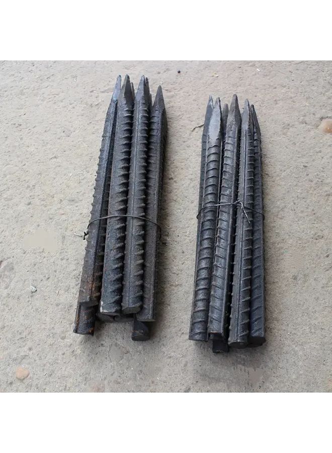 Threaded Steel Stone Worker Chisel Tree Climbing Nail 3Pcs 11 81 Inch Set - Image 1