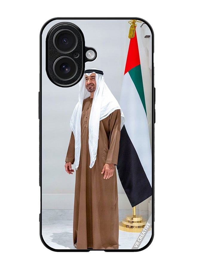 Protective Case Cover For Apple iPhone 17 Sheikh Mohamed Bin Zayed Al Nahyan Design Multicolour
