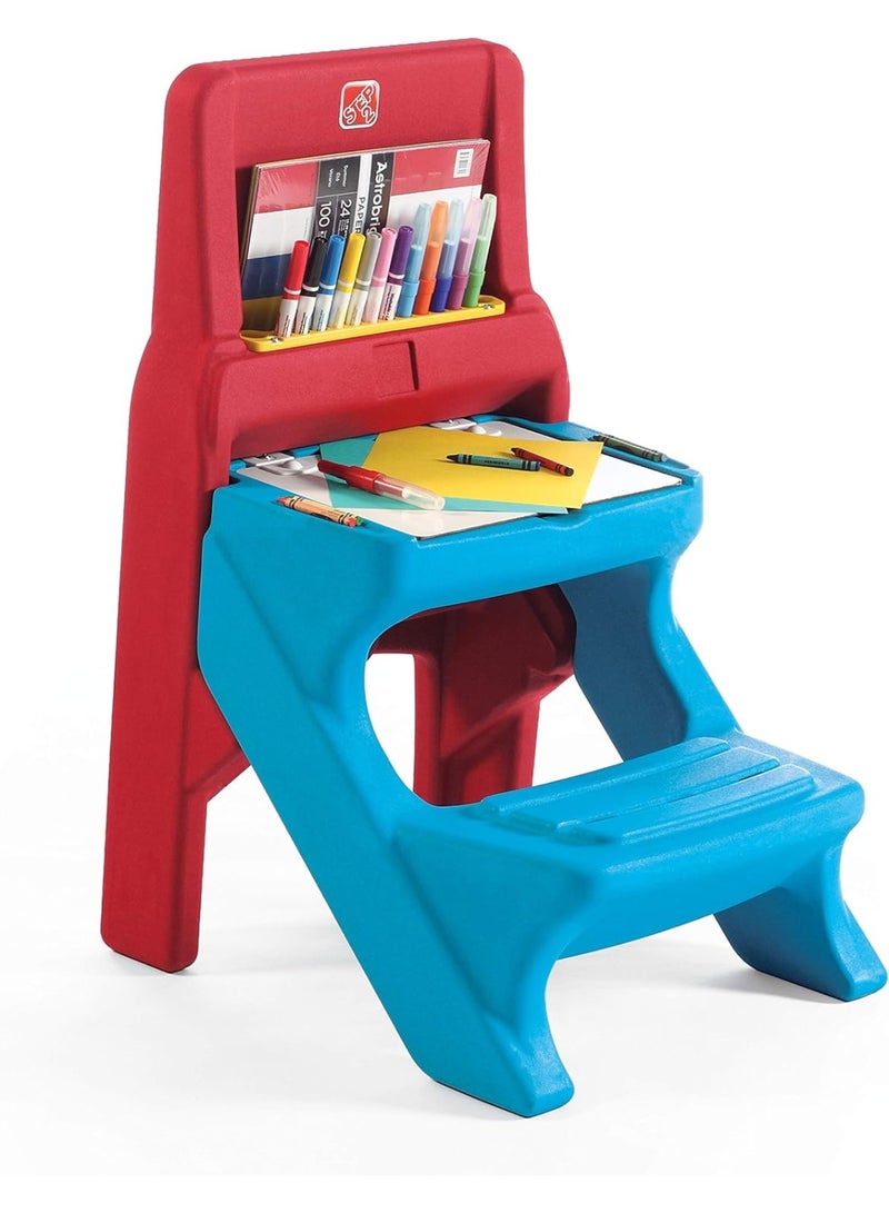 ستيب2 "مكتب تلوين مزدوج مع سبورة للأطفال " - Image 3