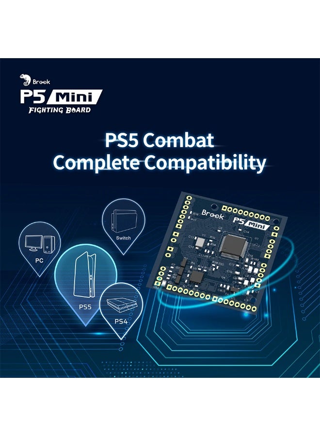 General You can play fighting games without joysticks! Brook P5 mini fighting box, fully compatible with PC/NS/PS3-PS5  - Image 5