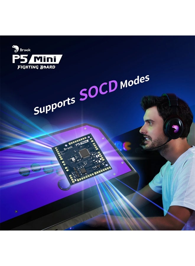 General You can play fighting games without joysticks! Brook P5 mini fighting box, fully compatible with PC/NS/PS3-PS5  - Image 2