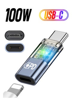USB C to Lightning Adapter PD Fast Charging and Data Transfer Compatible with iPhone 15 Pro Max iPad Pro Air Type C Converter Data Transfer and 27W PD Fast Charging for iPad 10 Mini 6 Not Audio OTG