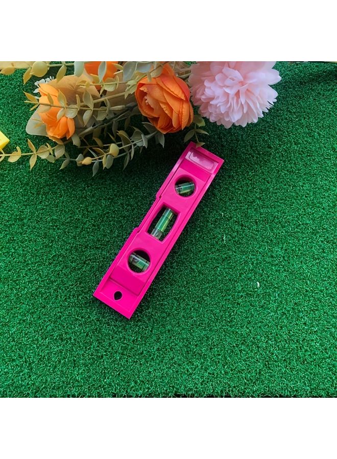 Fuchsia Portable Dual Color Mini Bubble Level Torpedo Type High Precision Tool - Image 1