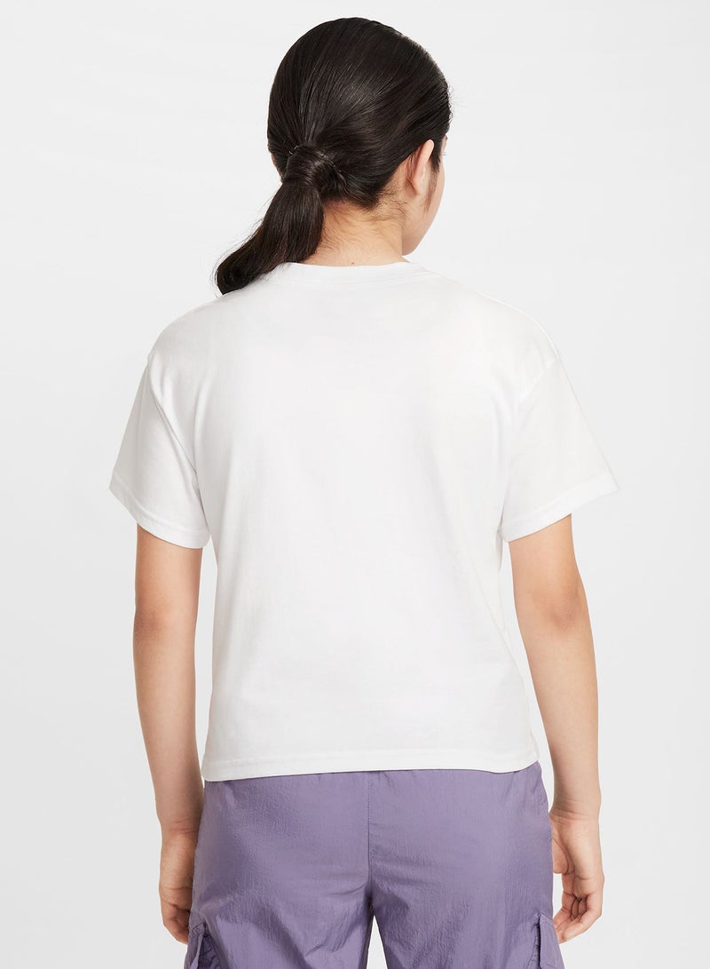 Nike GIRLS  SPORTSWEAR TEE BOXY ESSNTL LBR - Image 3