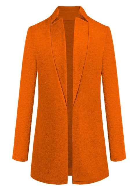 Autumn And Winter New Fashion Solid Color Overcoat
