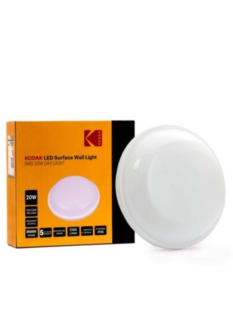 Kodak ضوء حائط سطحي LED SMD 20W ضوء النهار