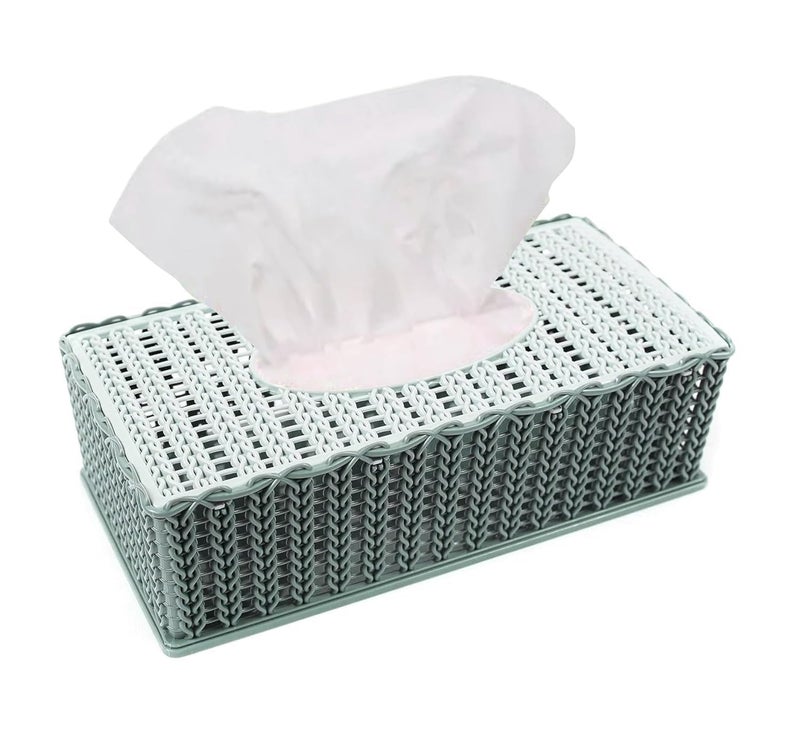 Mouly Plastic Tissue Paper Box Napkin Dispenser for Car, Home, Kitchen and Office Table (Multicolor) - Image 1