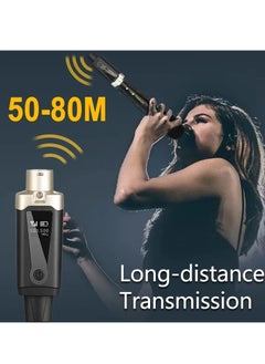 EVEREEN Wireless Microphone System XLR Mic Converter Adapter UHF Automatic Transmitter Setup For Condenser Dynamic Mic  - Image 4