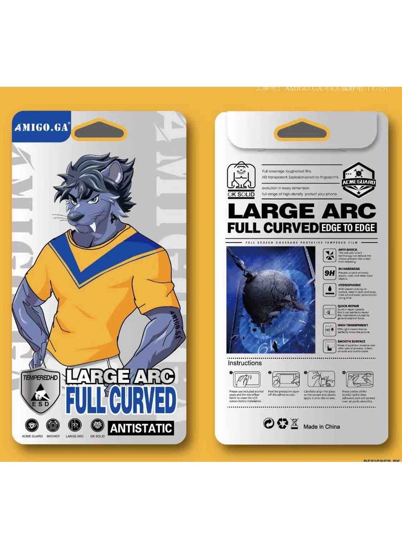 Amigo 0.33MM Big Edge Tempered Glass Mobile Phone Screen Protector For Realme C21y/C25/C25Y - Image 2