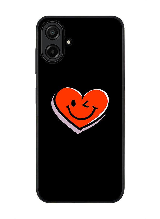 Stylizedd For Samsung Galaxy A07 4G Case,Slim fit Camera Protection, Shockproof Thin Phone cover  - Winking Heart