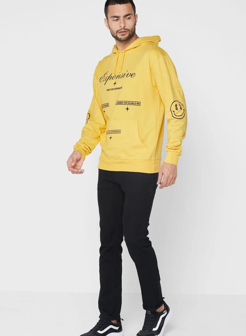 TY Dollar Sign Ty Dollar Sign Drop Shoulder Hoodie