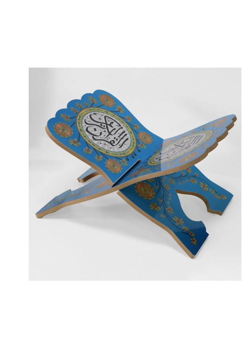 Golden Wooden Quran Holder - Image 2