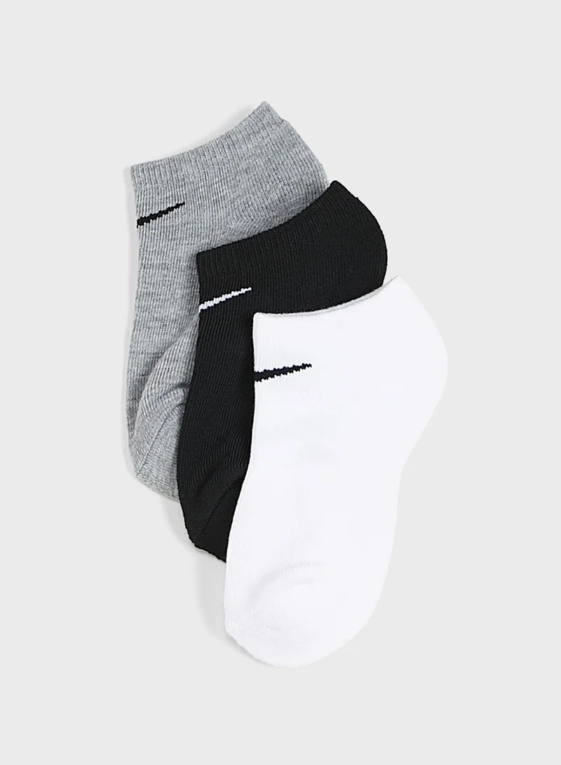 Nike Kids 3 Pack No Show Socks(27-35 Size)