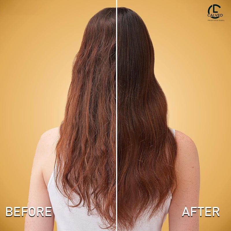 CALVEO Honey Oats Masque for Dry Damaged Hair Hydrates hair Infused with Protein Vitamins and PH Balance Technology for Smooth Silky Hair Strengthens Restore your Hair 300ml - Image 5