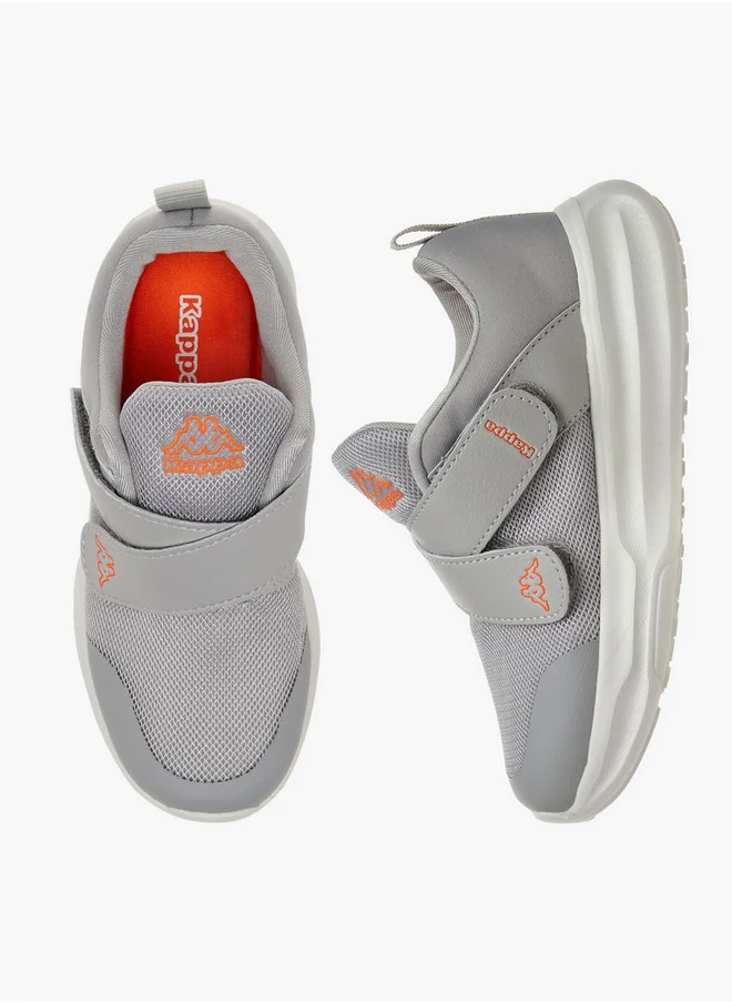 كابا Boys' Logo Detail Sports Shoes with Hook and Loop Closure