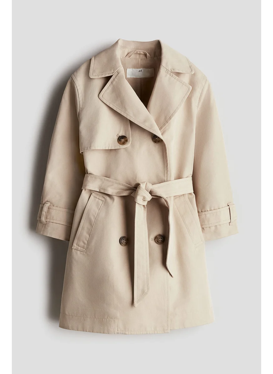 اتش اند ام Double-Breasted Trench Coat