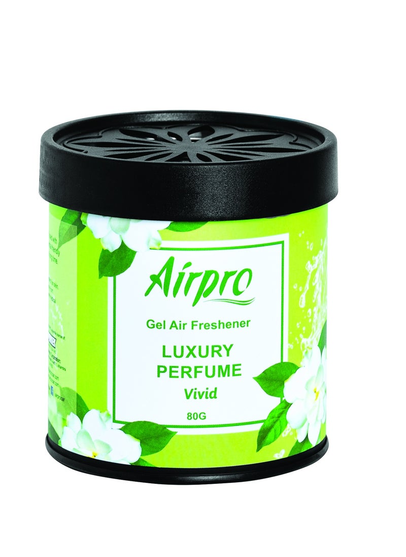 Airpro - Vivid Tin Can| Fresh Series| A Refreshing Citrus and Floral Burst of Lemon and Plumeria for Lasting Freshness. - Image 1
